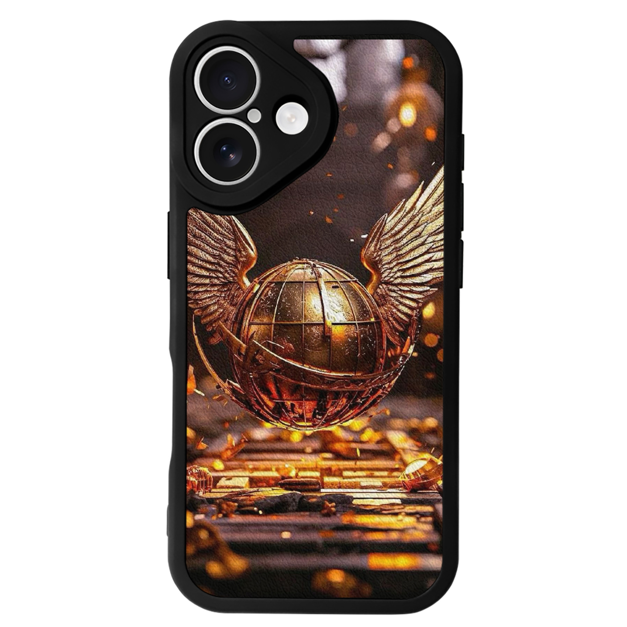 （画像用） Harry Potter ハリー・ポッターシリーズ 【iPhone 16シリーズ対応】シリコンスマホケース（レザー調） 材質：シリコン